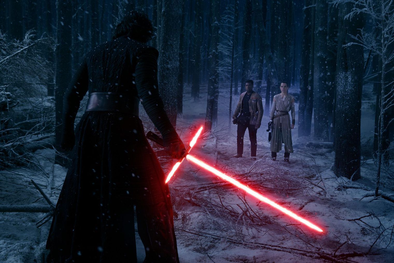 Fonds d'cran Cinma Star Wars VII : The Force Awakens Affrontement