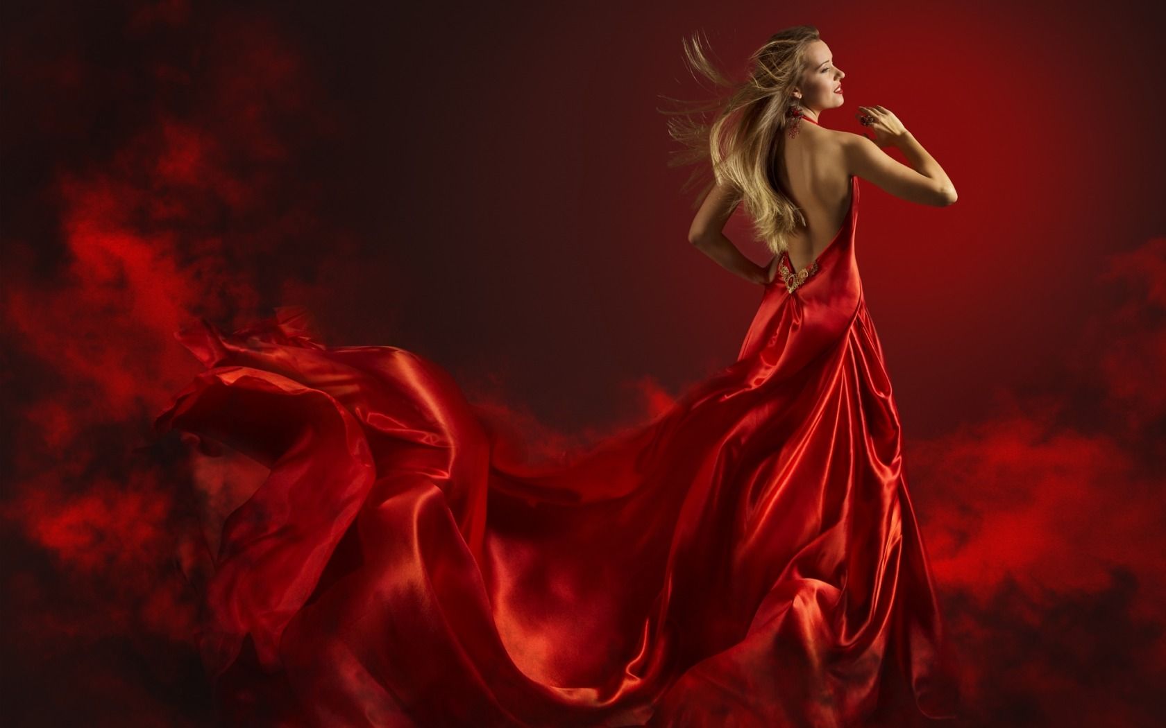 Wallpapers People - Events Women - Femininity Lady in red 