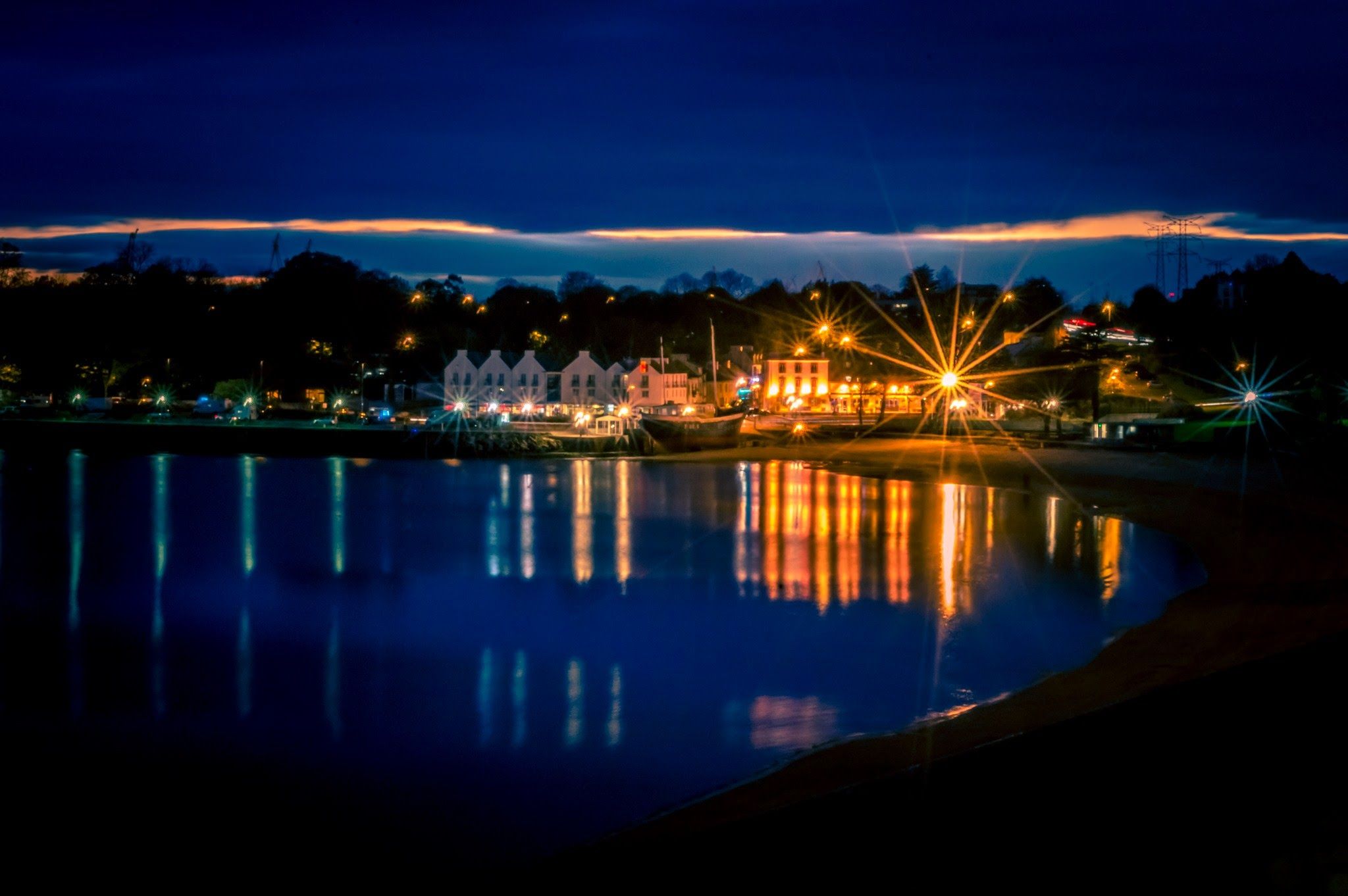 Wallpapers Trips : Europ France > Bretagne Brest By Night