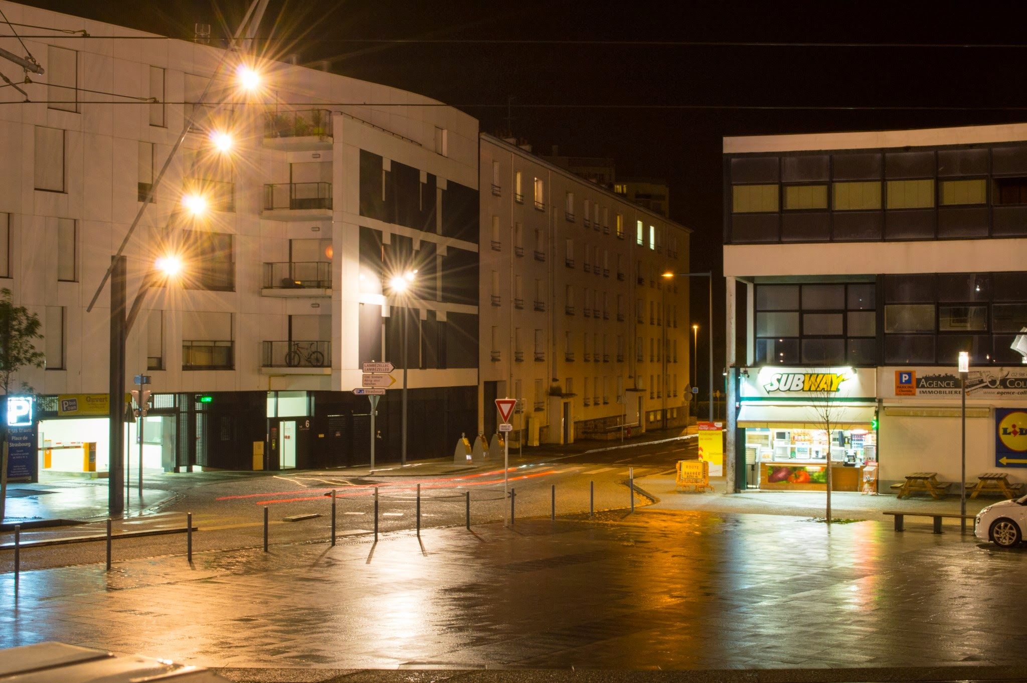 Fonds d'cran Voyages : Europe France > Bretagne Brest By Night