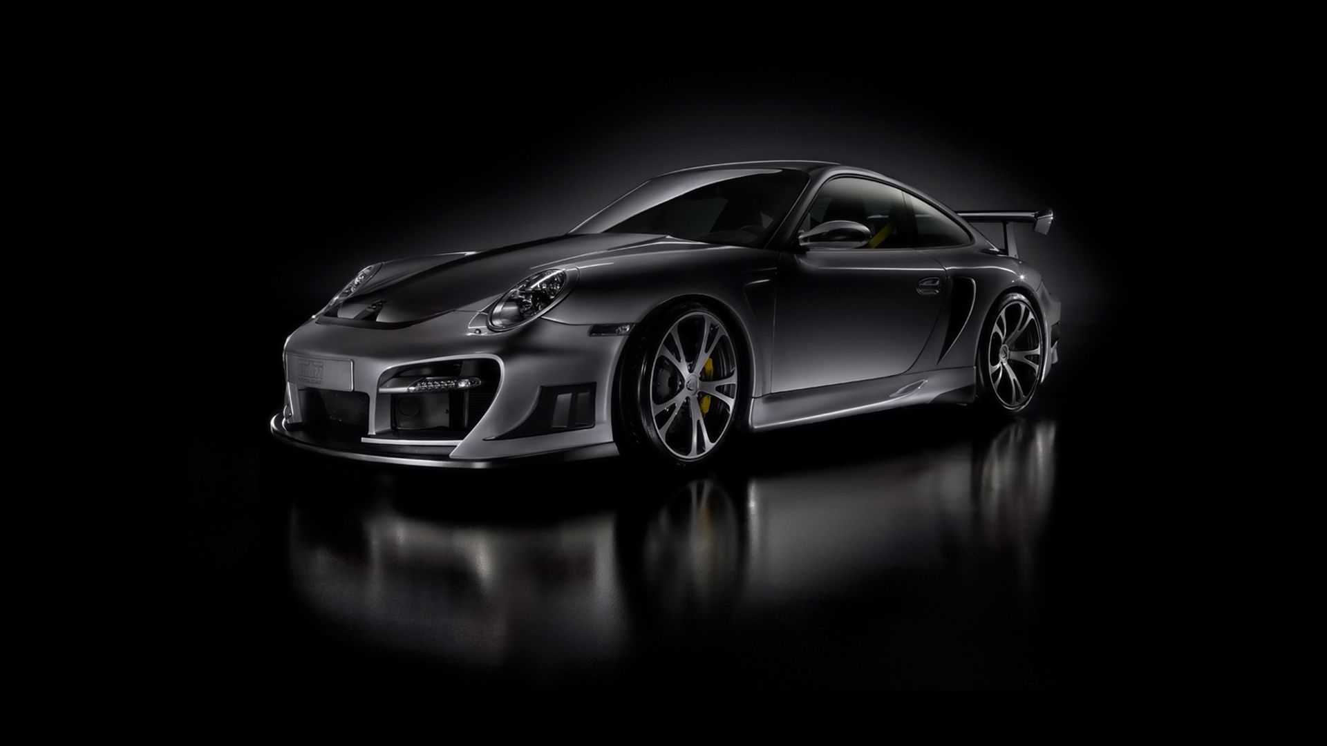 Fonds d'cran Voitures Porsche Porsche-black-art