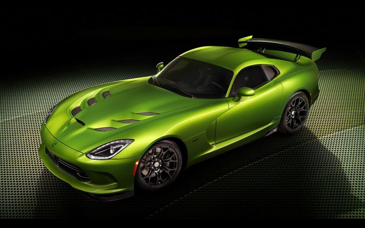 Wallpapers Cars Dodge 2014-SRT-Viper-Green