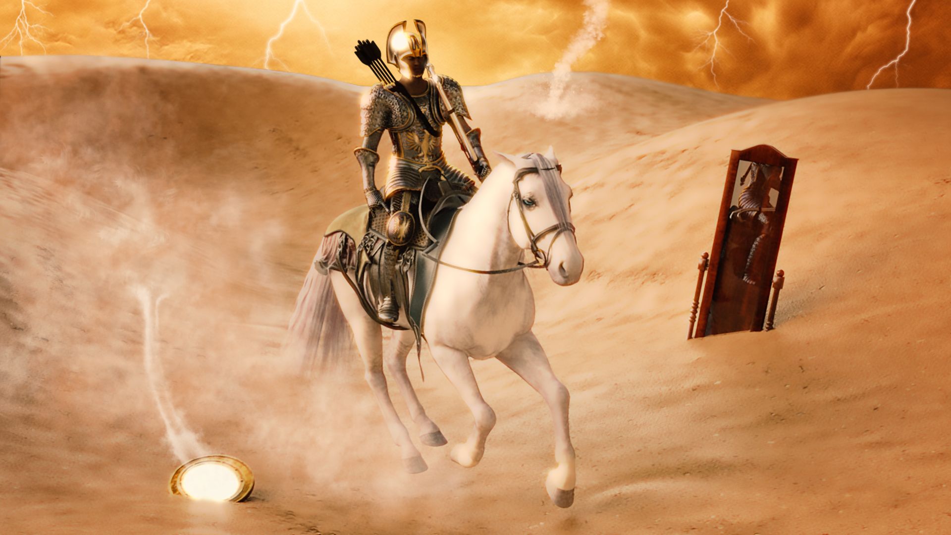 Fonds d'cran Fantasy et Science Fiction Guerriers - Guerrires horseman of the Apocalypse 1