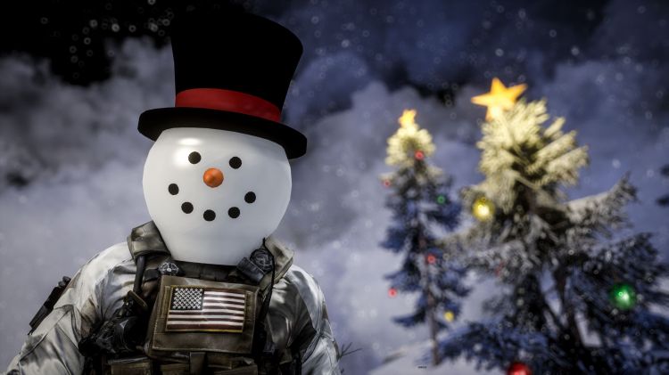 Fonds d'cran Jeux Vido Battlefield 4 Battlefield 4 sous la neige (CTE Noël 2015)