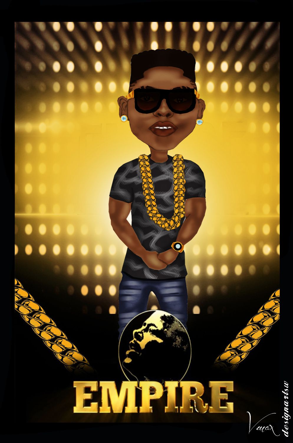 Wallpapers Digital Art Caricatures Hakeem Lyon Empire