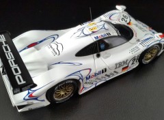  Cars Porsche 911 GT1 LM 24 Heures du Mans 1998 (vainqueur de classe)