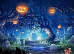  Digital Art halloween_holiday_castle