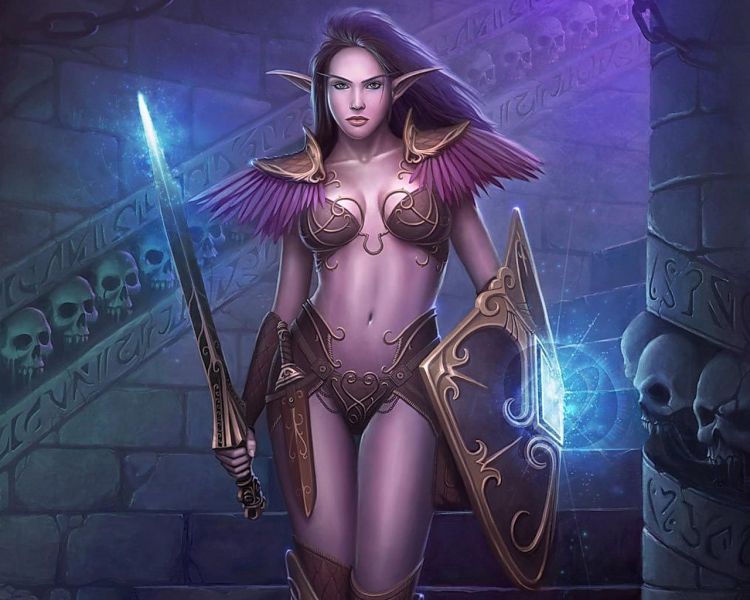 Wallpapers Fantasy and Science Fiction Elfs sexy-alfs