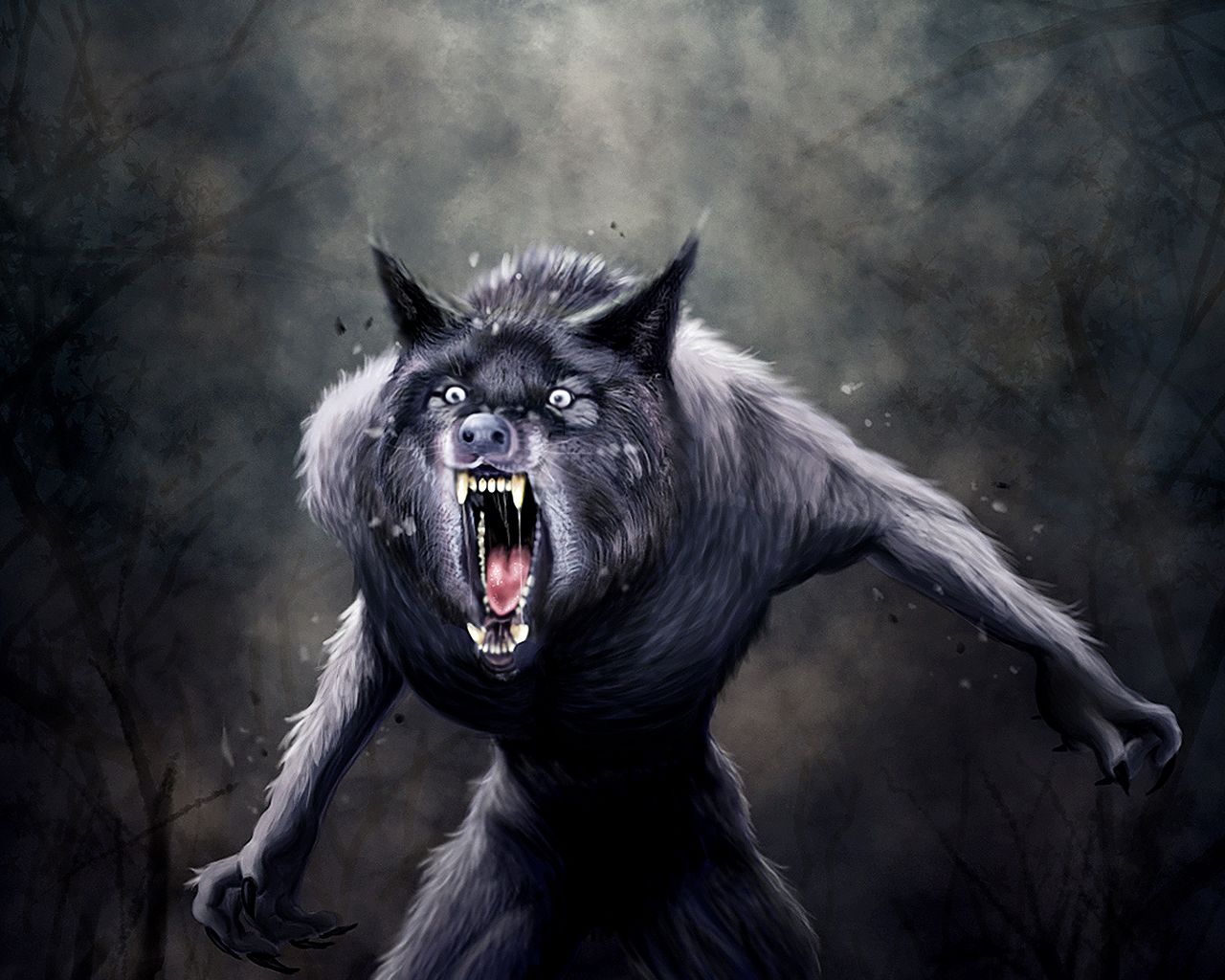 Wallpapers Fantasy and Science Fiction Creatures : Werewolves 