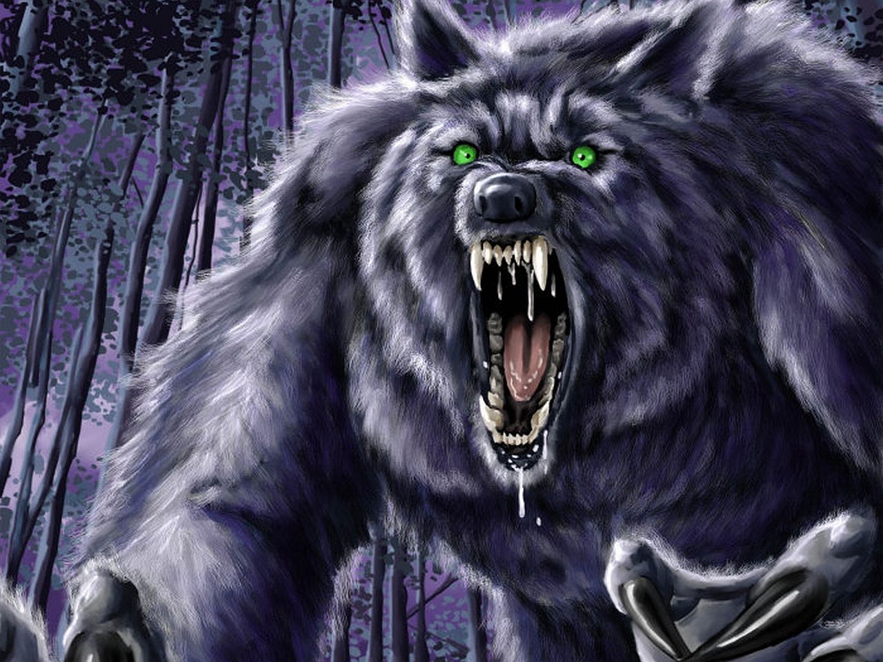 Wallpapers Fantasy and Science Fiction Creatures : Werewolves 