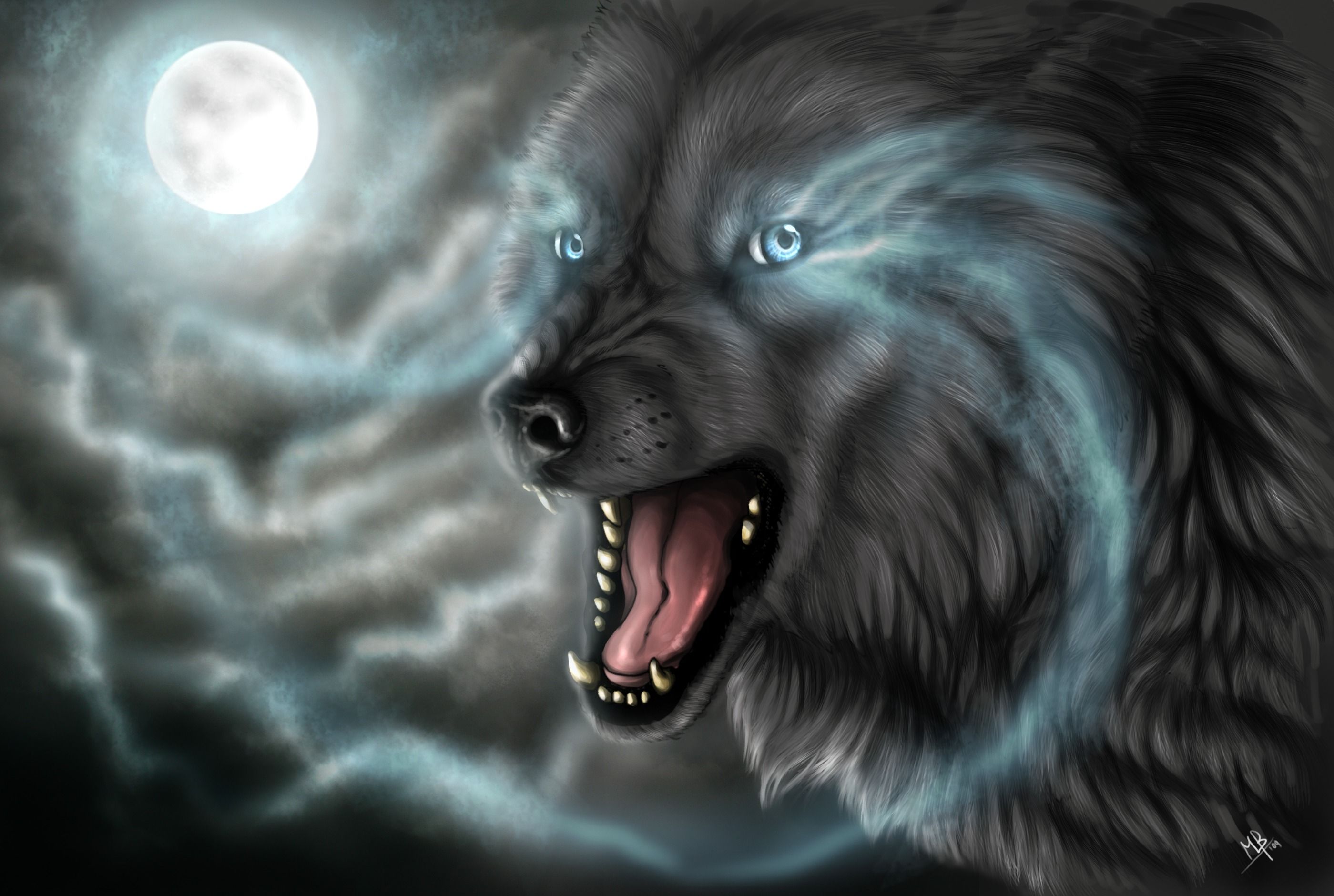 Wallpapers Fantasy and Science Fiction Creatures : Werewolves 