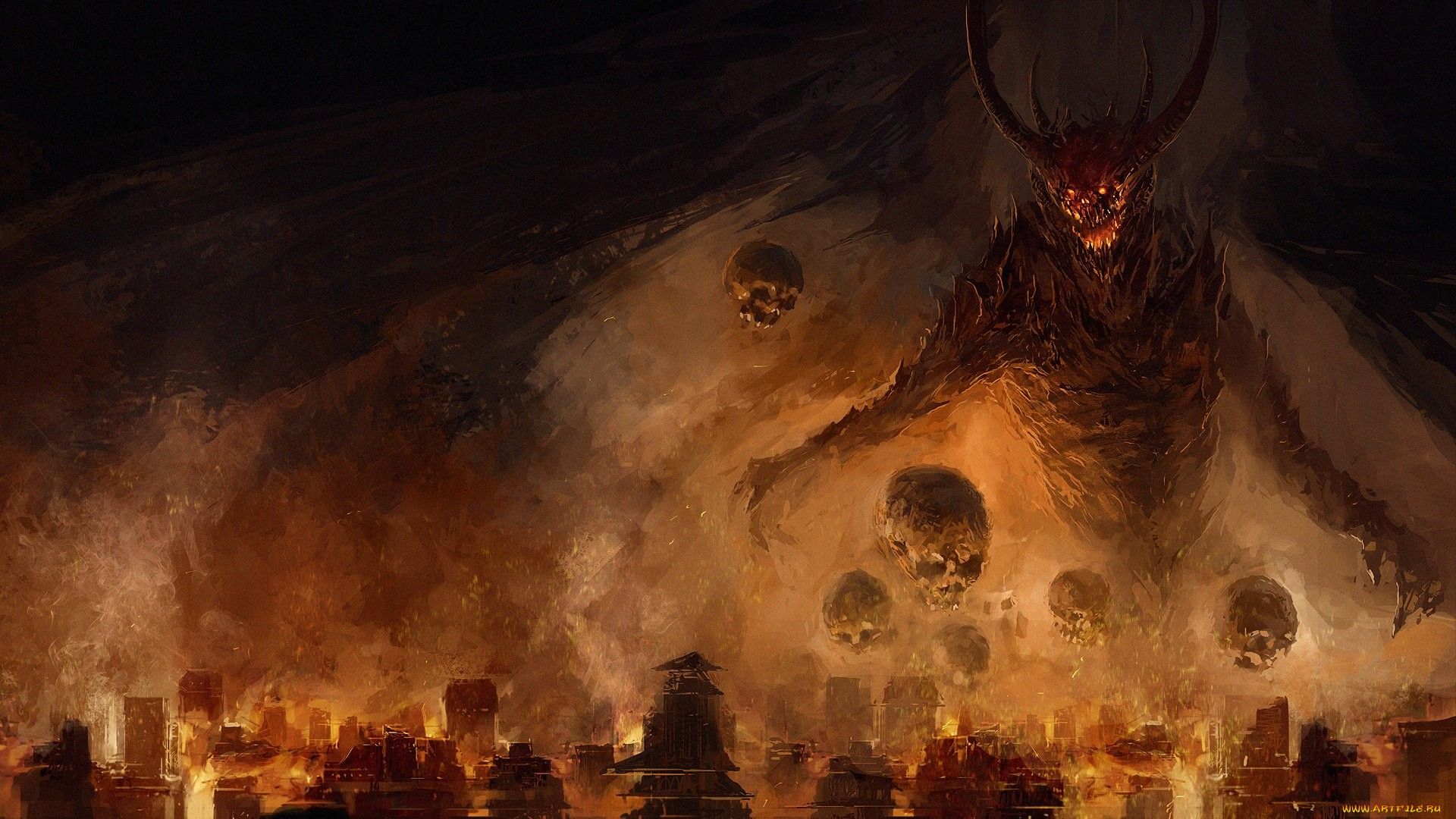 Wallpapers Fantasy and Science Fiction Demons - Hell 