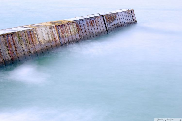 Wallpapers Constructions and architecture Harbours - Docks Digue de Kerroc'h au repos....