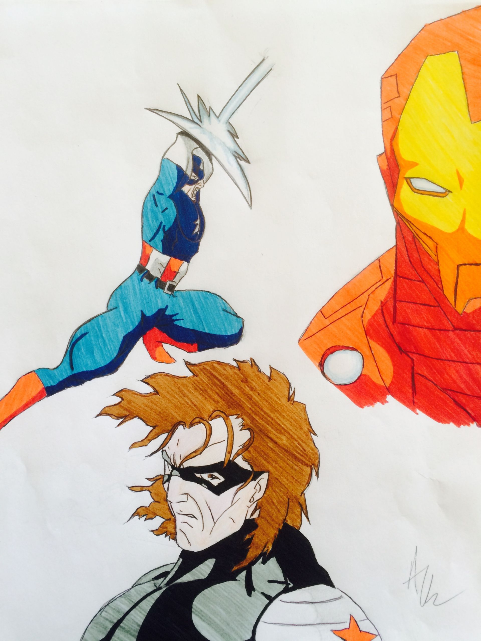 Wallpapers Art - Pencil BDs - Avengers 