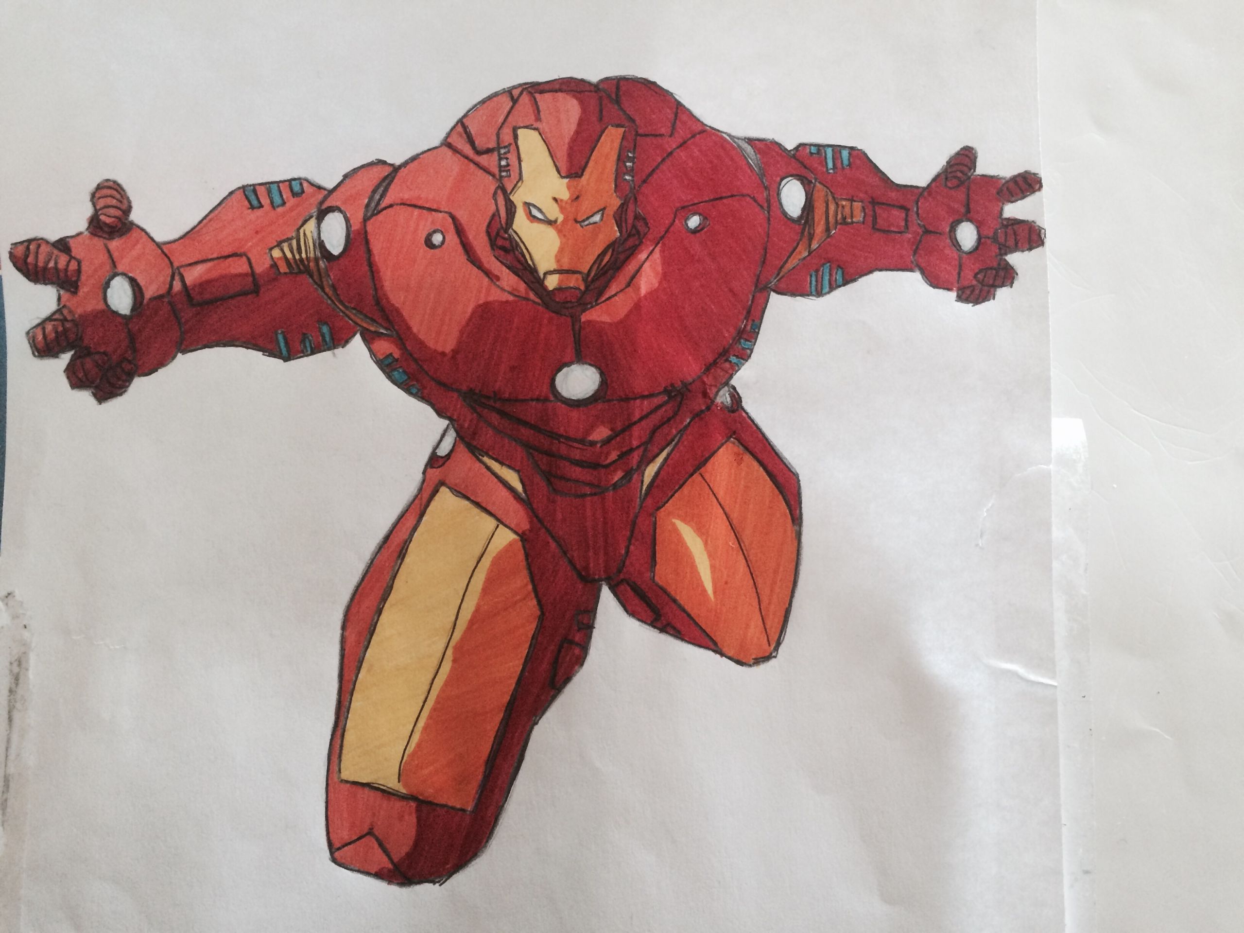 Fonds d'cran Art - Crayon BDs - Avengers 