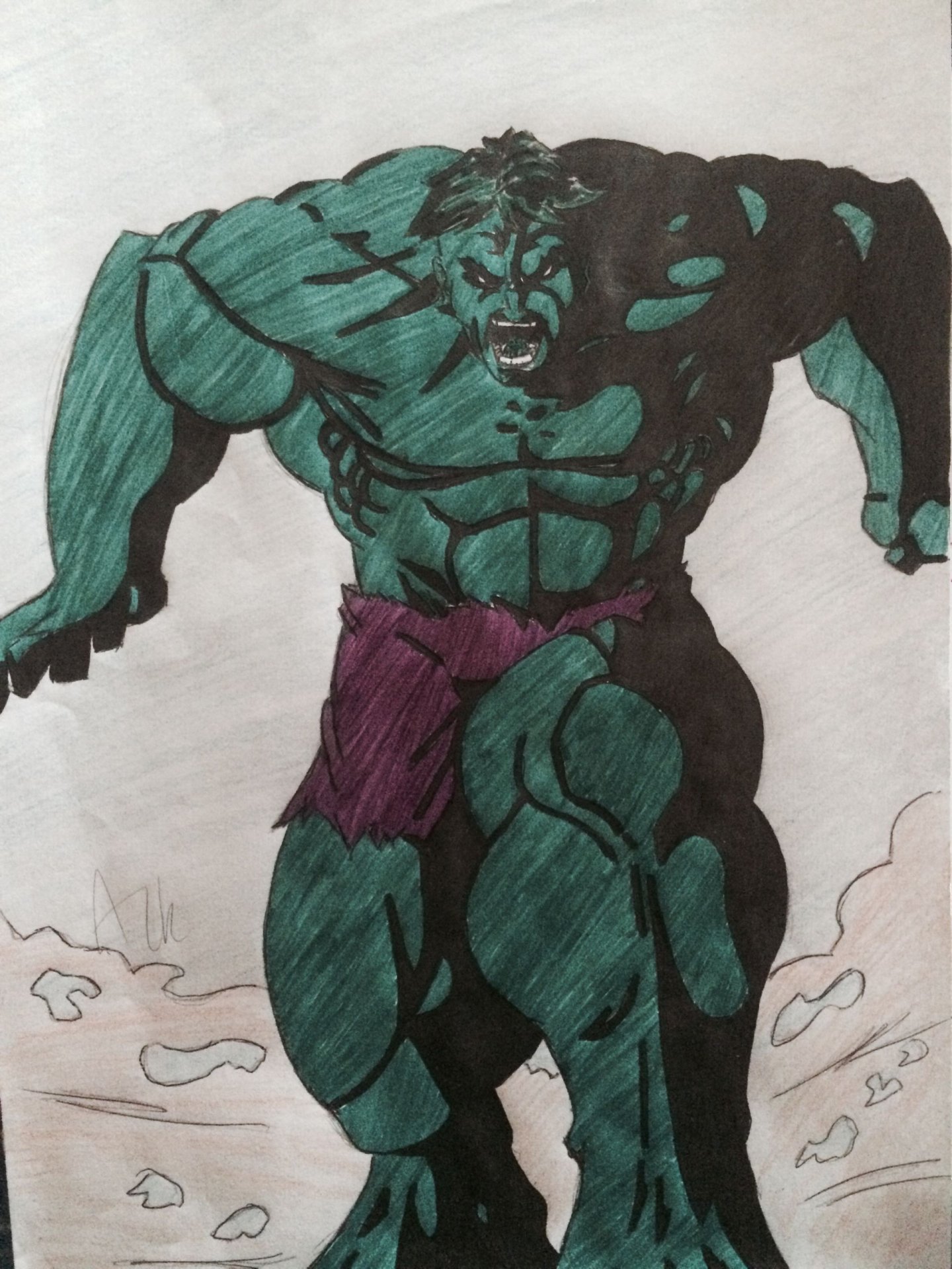 Fonds d'cran Art - Crayon BDs - Avengers 