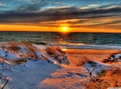  Nature snowy_beach