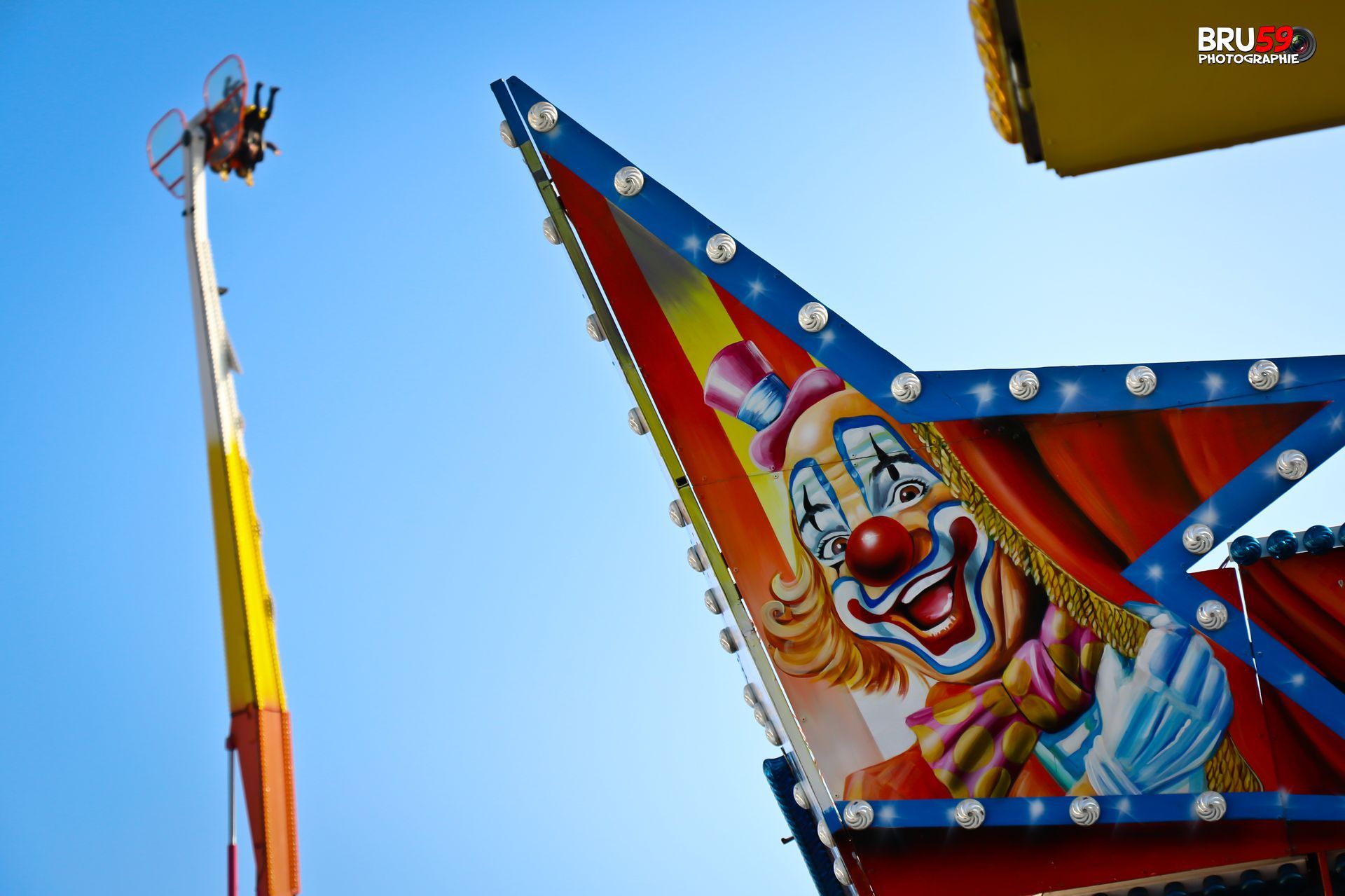 Wallpapers Constructions and architecture Amusement Parks > Funfairs Fête foraine Clown