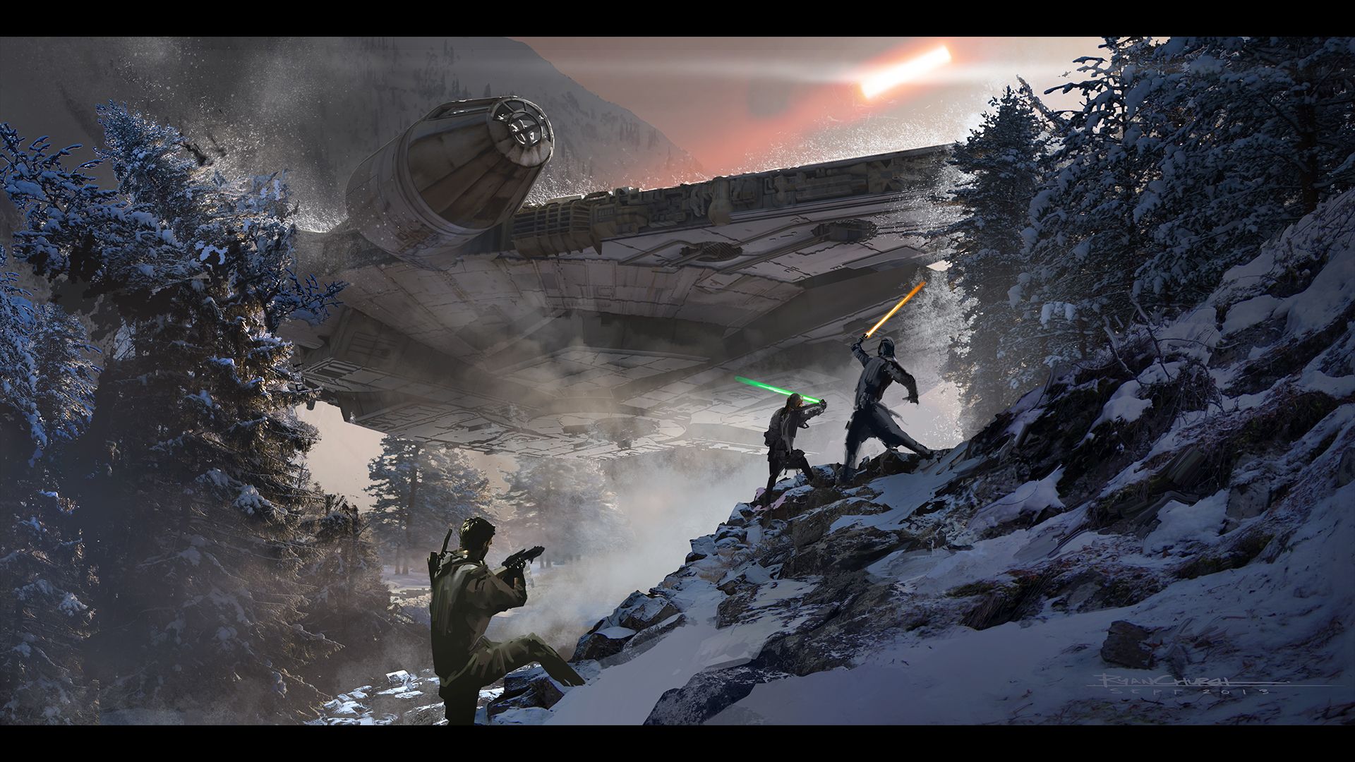 Fonds d'cran Cinma Star Wars Artwork Star Wars VII