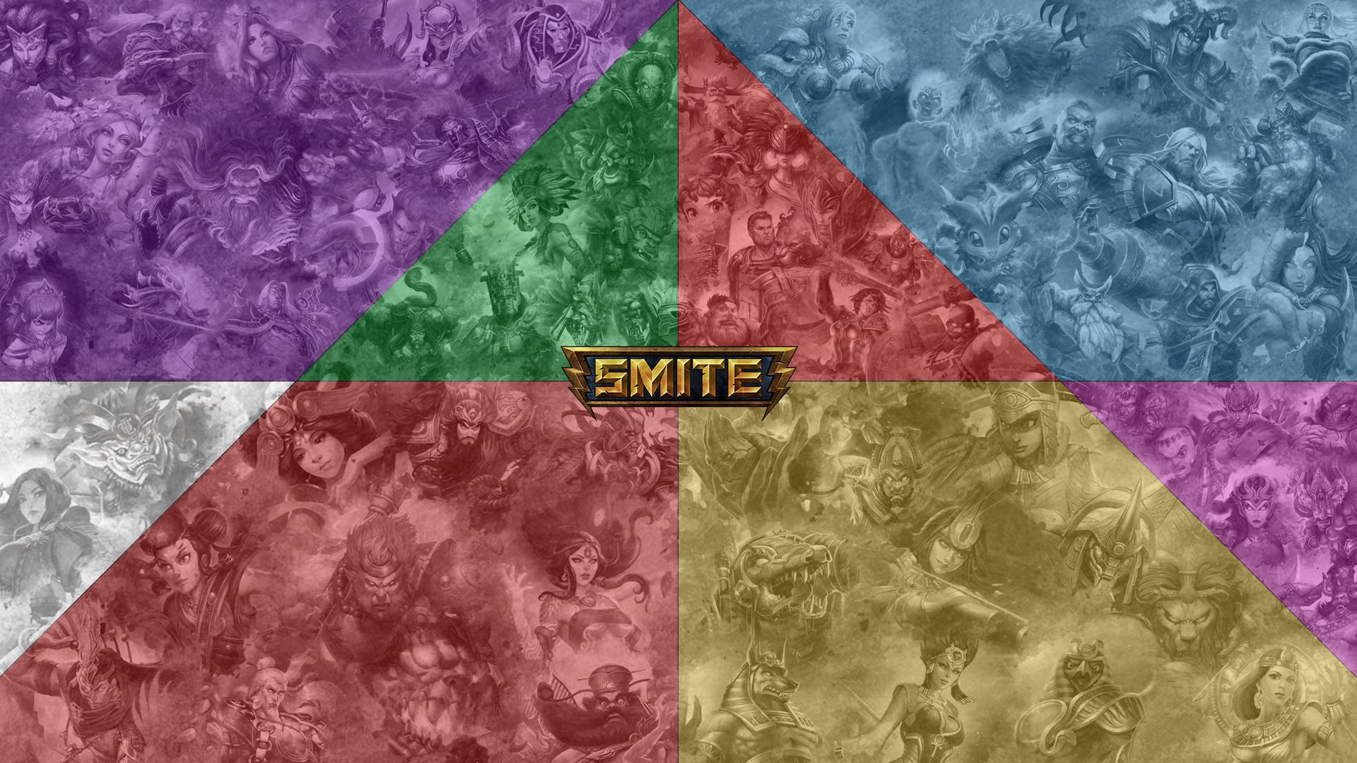 Fonds d'cran Jeux Vido SMITE Panthéon Smite