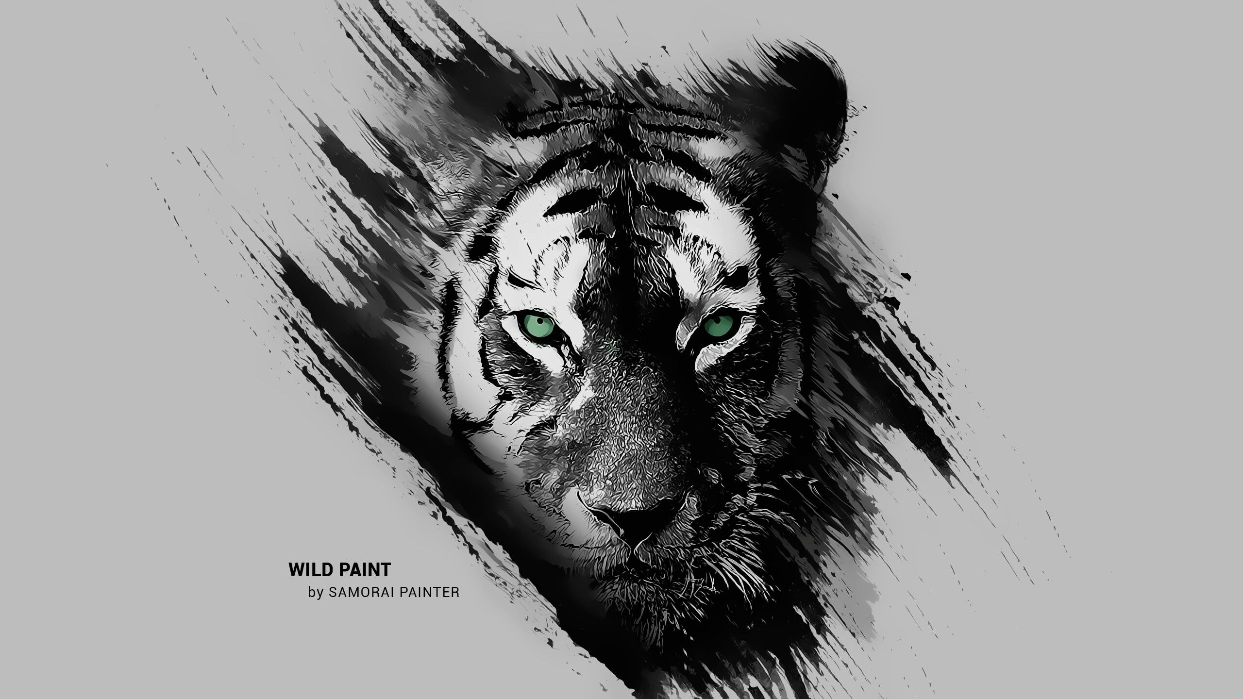 Wallpapers Digital Art Animals Wild paint