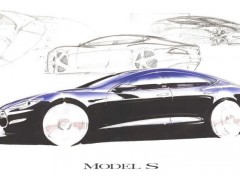  Cars Tesla Model S - Sketch