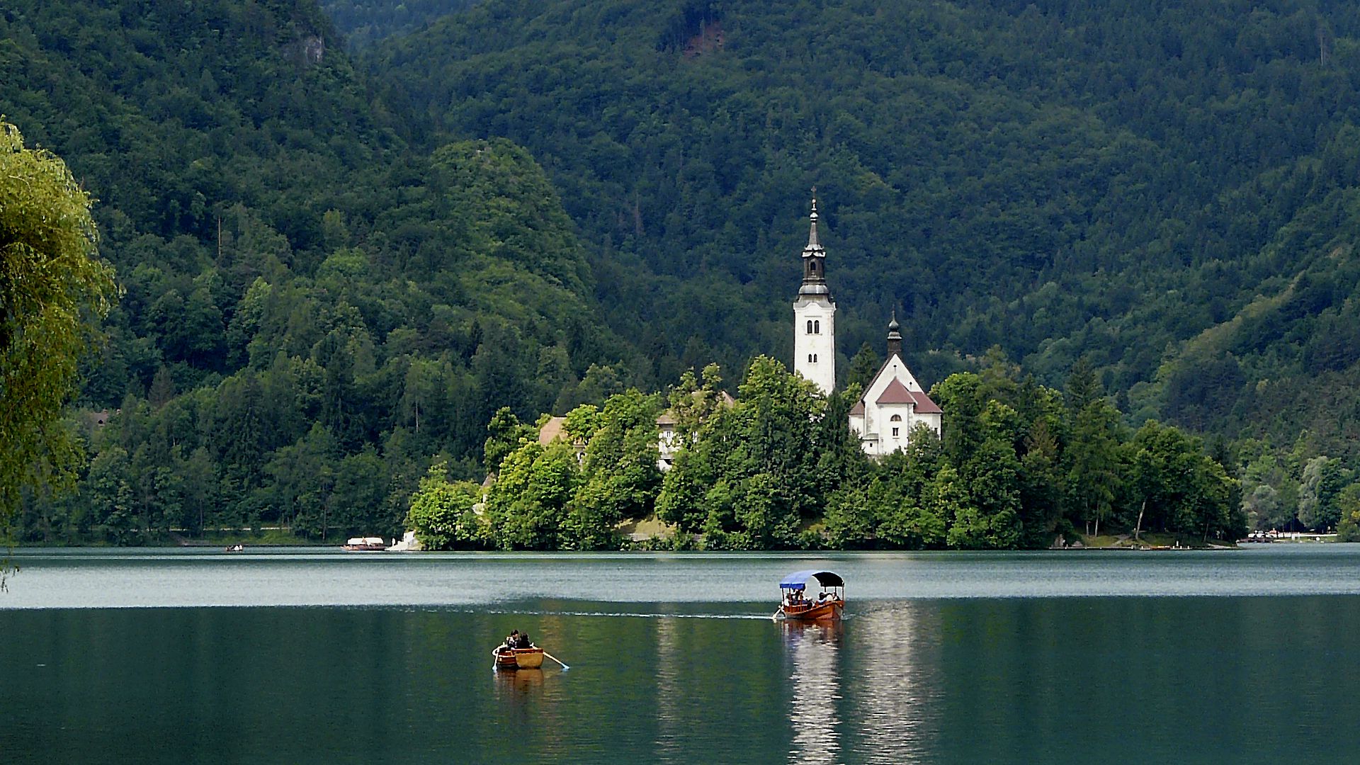 Fonds d'cran Voyages : Europe Slovnie Le lac de Bled