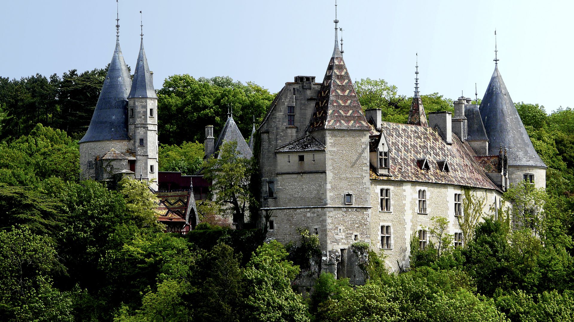 Fonds d'cran Voyages : Europe France > Bourgogne Le chteau de La Rochepot