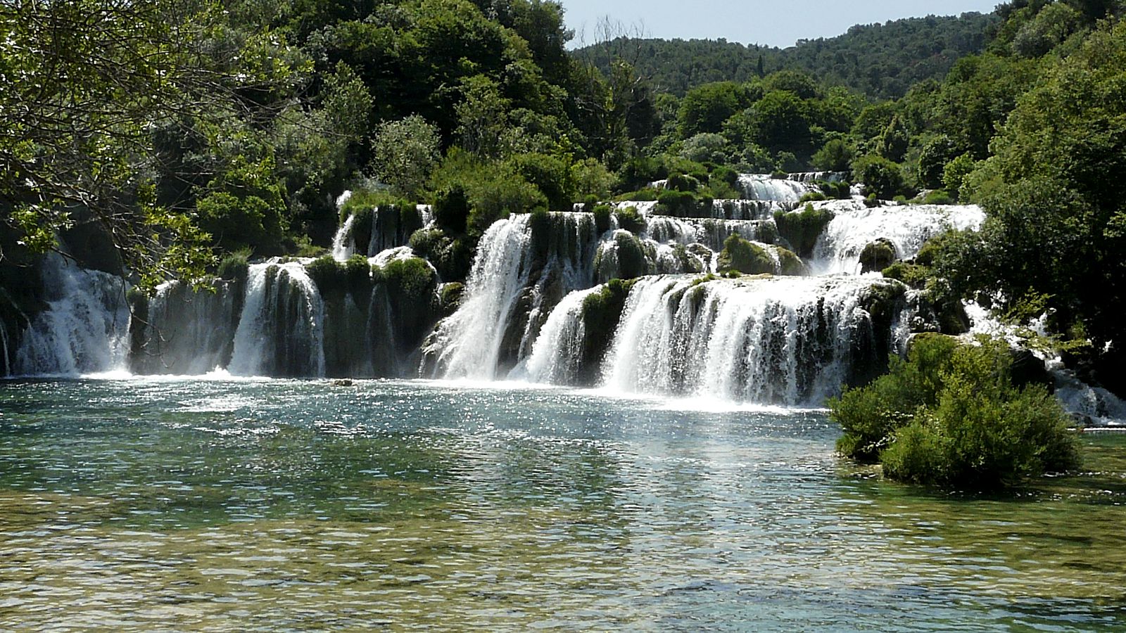 Fonds d'cran Voyages : Europe Croatie Les chutes de Krka