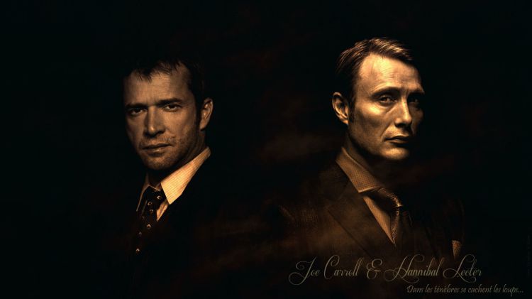 Fonds d'cran Sries TV Hannibal Joe Carroll & Hannibal Lecter