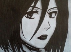  Art - Crayon mikasa ackerman 