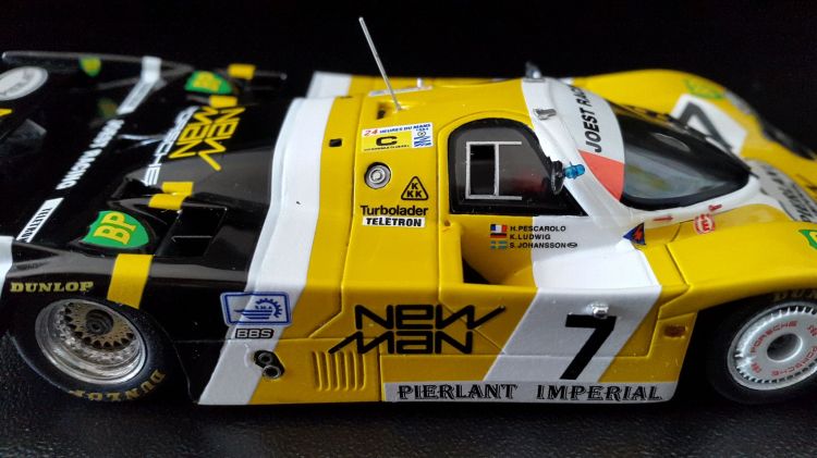 Fonds d'cran Voitures Voitures miniatures Porsche 956 LH victorieuse 24 Heures du Mans 1984 