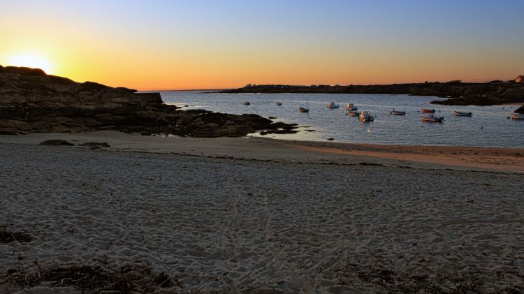 Fonds d'cran Nature Mers - Ocans - Plages Lumire du soir