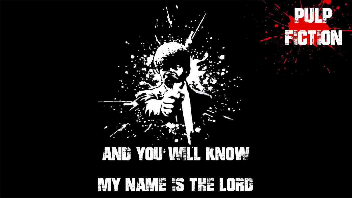 Fonds d'cran Cinma Pulp Fiction And you will know my name is the Lord