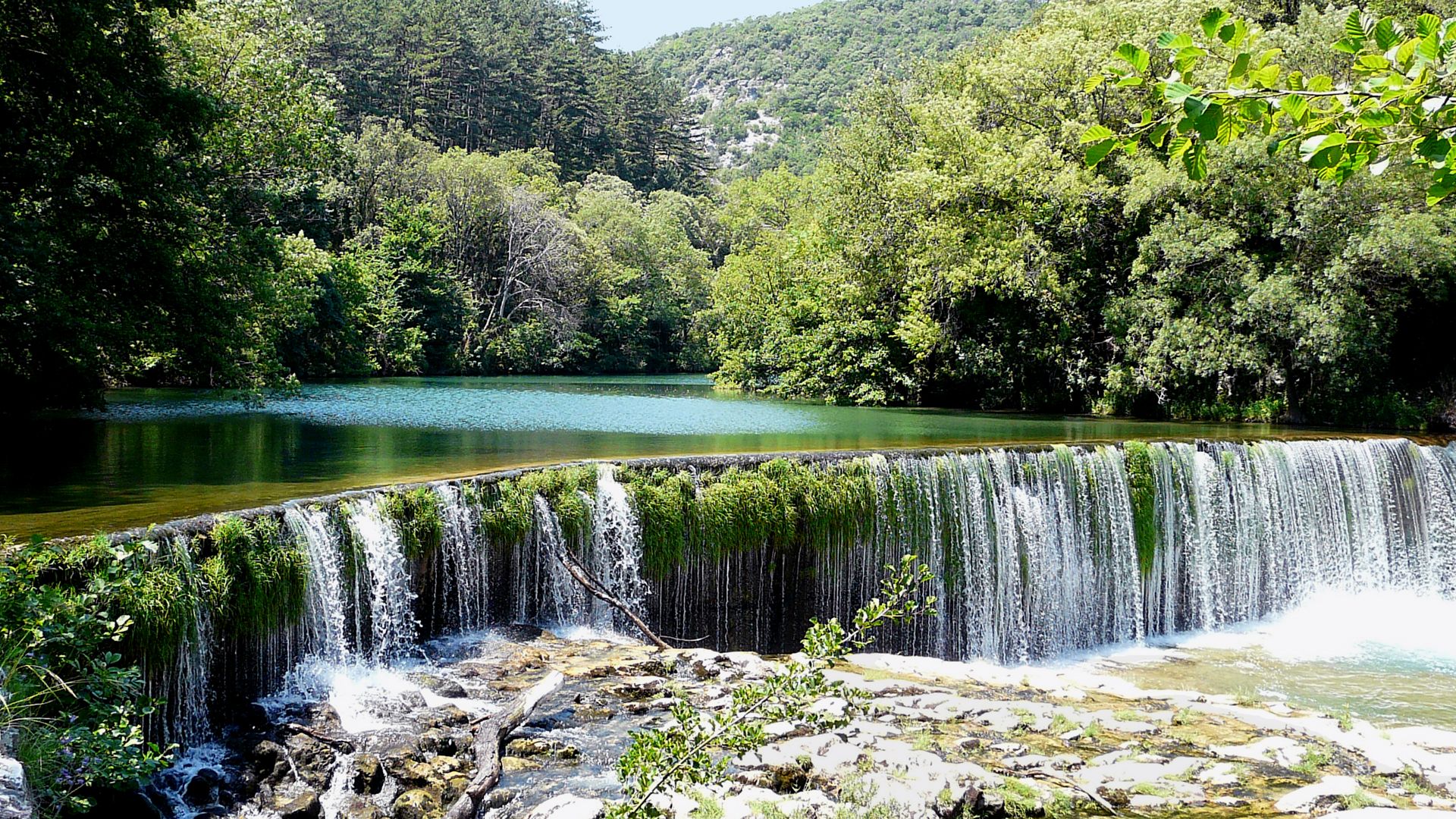 Wallpapers Trips : Europ France > Languedoc-Roussillon Les gorges de la Vis (Hérault)