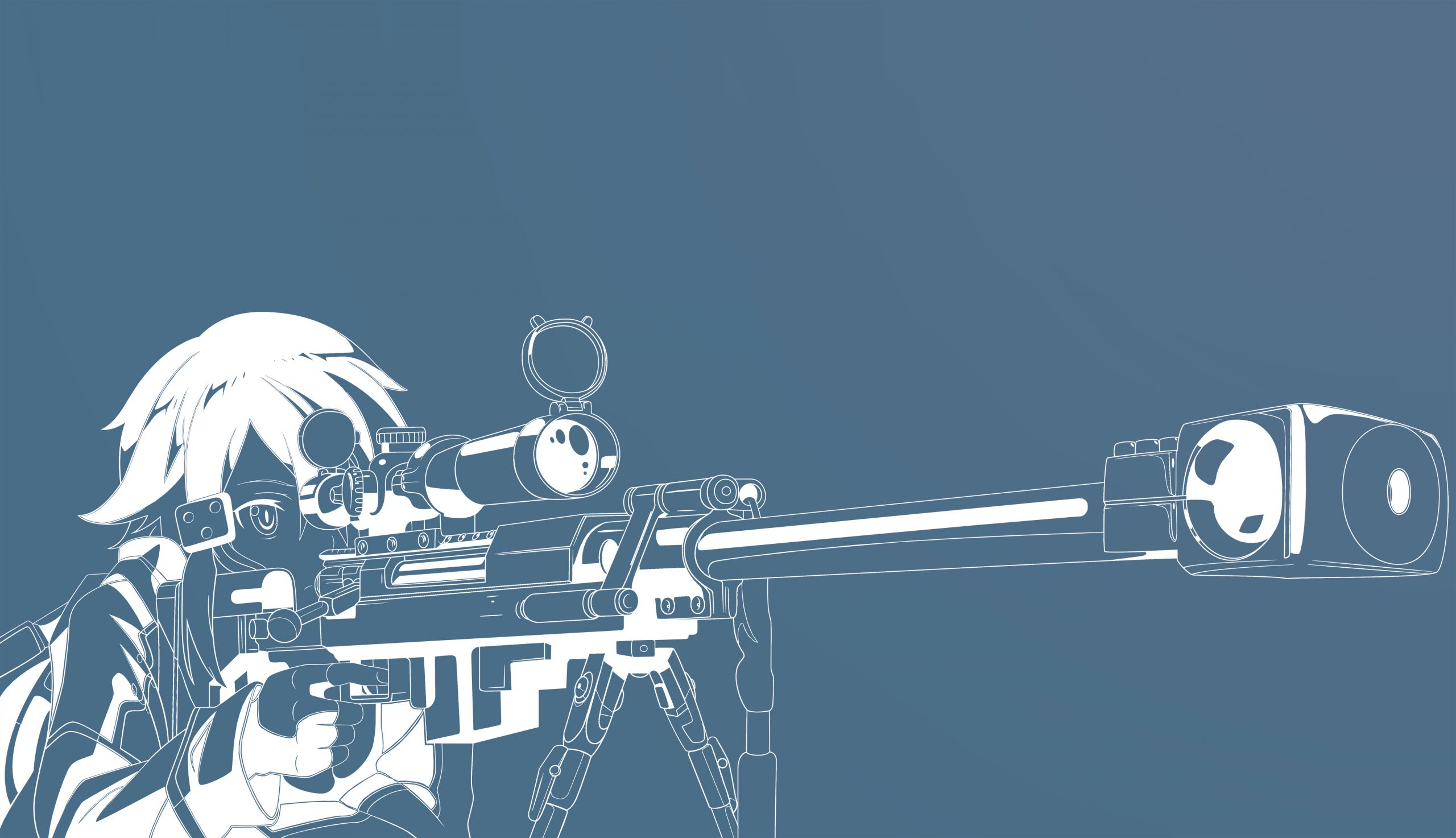 Wallpapers Manga Sword Art Online Simply Sinon