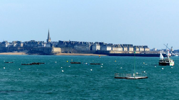 Fonds d'cran Voyages : Europe France > Bretagne Saint-Malo vu de Dinard