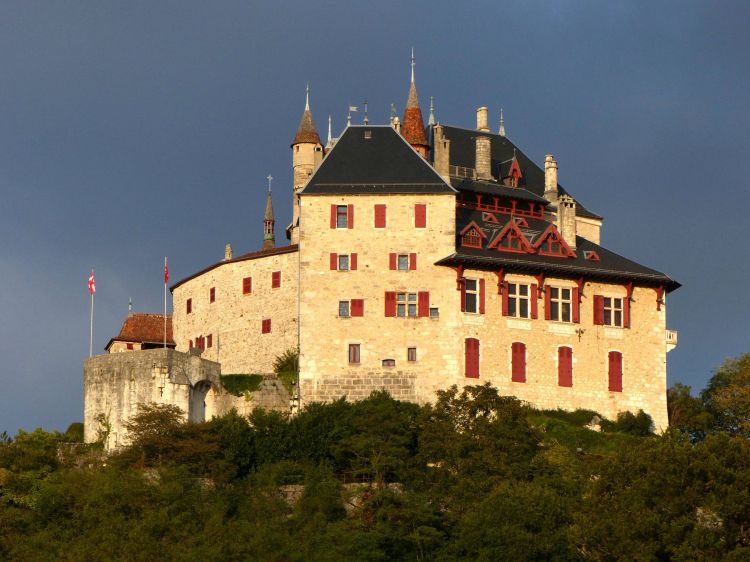 Wallpapers Constructions and architecture Castles - Palace Château de Menthon-Saint-Bernard