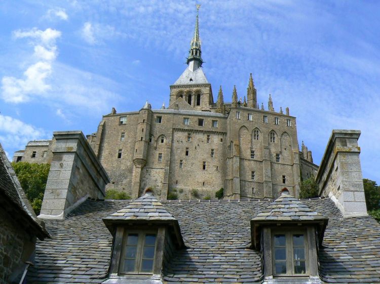 Wallpapers Constructions and architecture Statues - Monuments Mont Saint-Michel 03