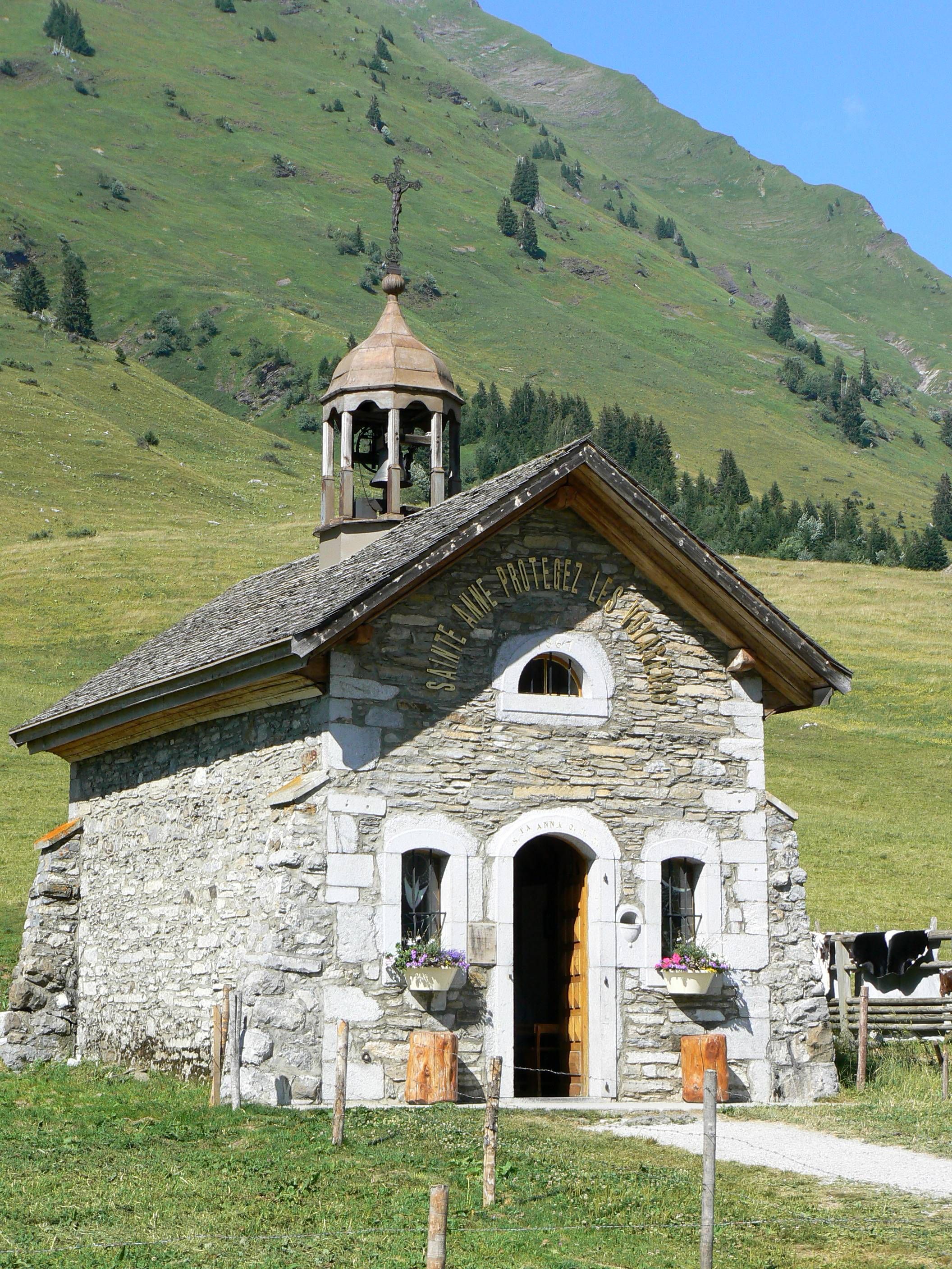 Fonds d'cran Constructions et architecture Edifices Religieux Chapelle col des Aravis