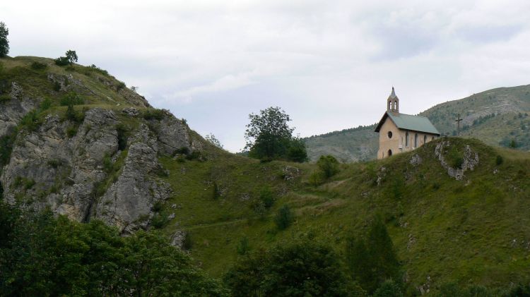 Fonds d'cran Constructions et architecture Edifices Religieux Chapelle de montagne