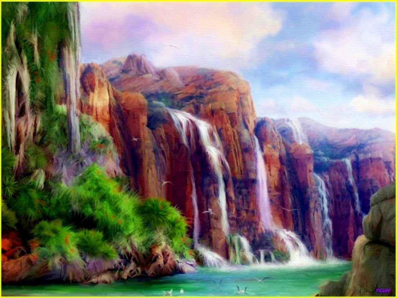 Wallpapers Digital Art Nature - Landscapes 