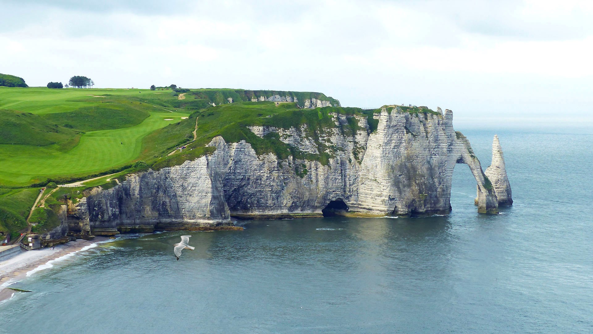 Fonds d'cran Voyages : Europe France > Normandie Etretat