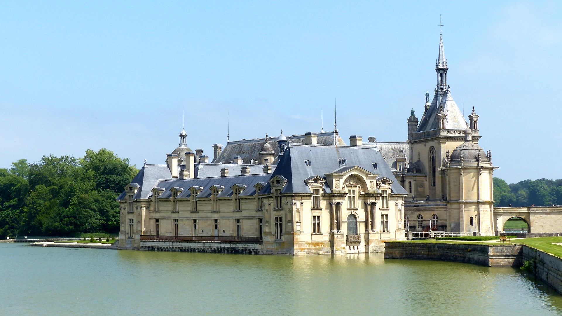 Wallpapers Trips : Europ France > Picardie Le château de Chantilly (Oise)