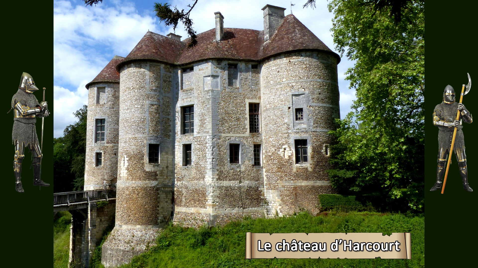 Fonds d'cran Voyages : Europe France > Normandie Le château d'Harcourt