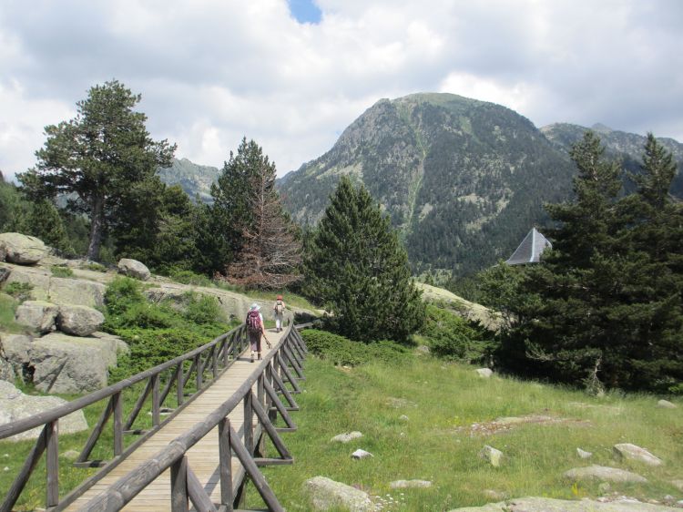 Fonds d'cran Nature Montagnes Petit pont, Val d'Aran, Catalogne, Espagne