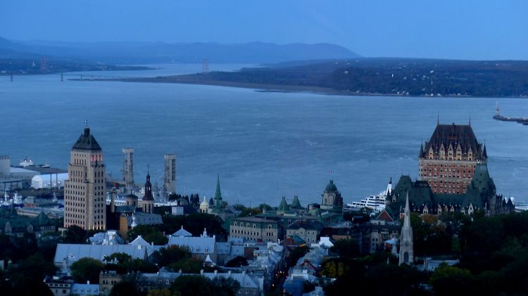 Wallpapers Trips : North America Canada Québec à la nuit tombante