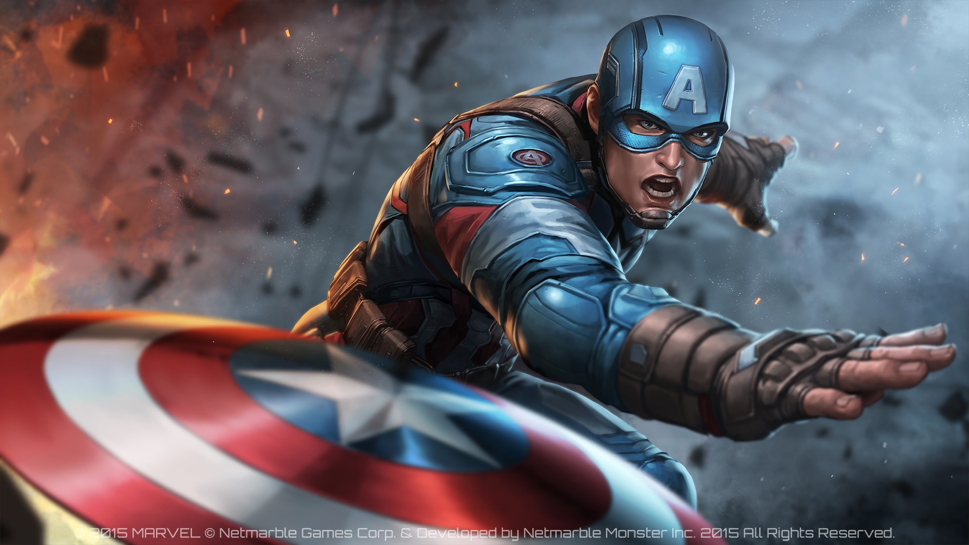 Fonds d'cran Comics et BDs Captain America 