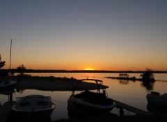  Nature Coucher de soleil dans les landes