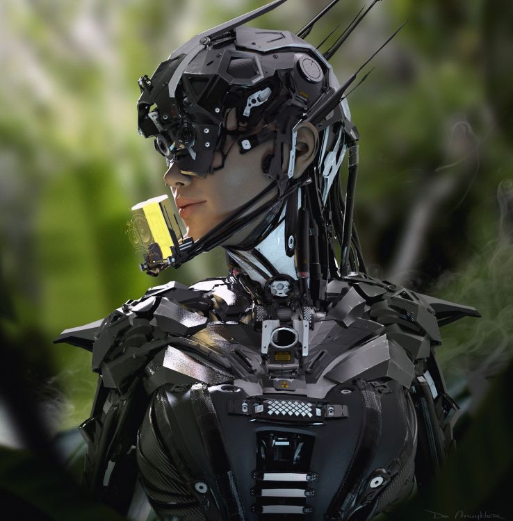 Fonds d'cran Fantasy et Science Fiction Cyborgs Wallpaper N435753